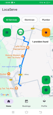 LocaServe mobile app